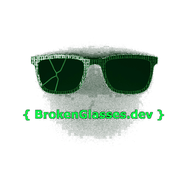 Broken Glasses Logo